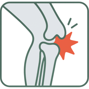 Symbolbild Schmerzen Knie